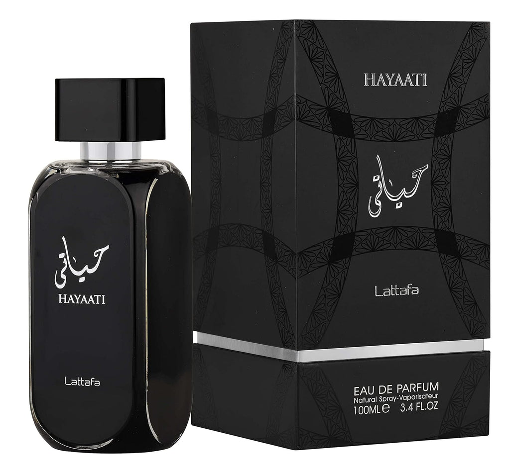 Lattafa Perfumes Hayaati Eau de Parfum Spray for Men, 3.4 Ounce / 100 ml