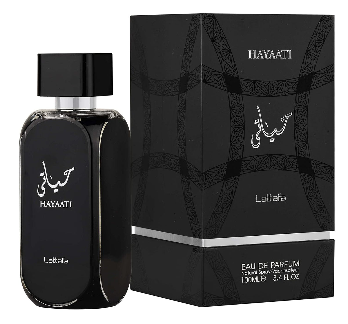 Lattafa Perfumes Hayaati Eau de Parfum Spray for Men, 3.4 Ounce / 100 ml