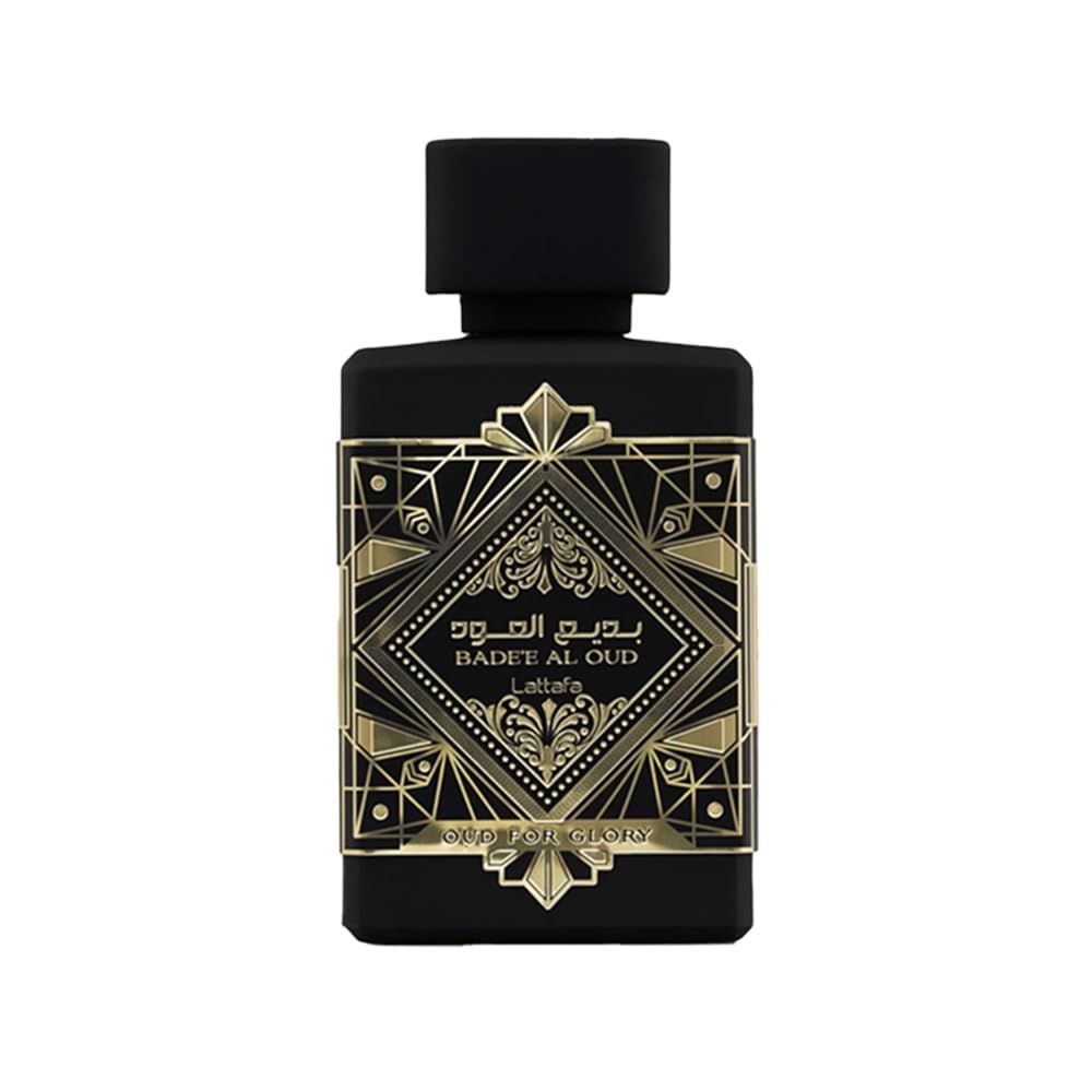 Lattafa Perfumes Bade'e Al Oud, Oud for Glory for Unisex Eau de Parfum Spray, 3.4 Ounce / 100 ml