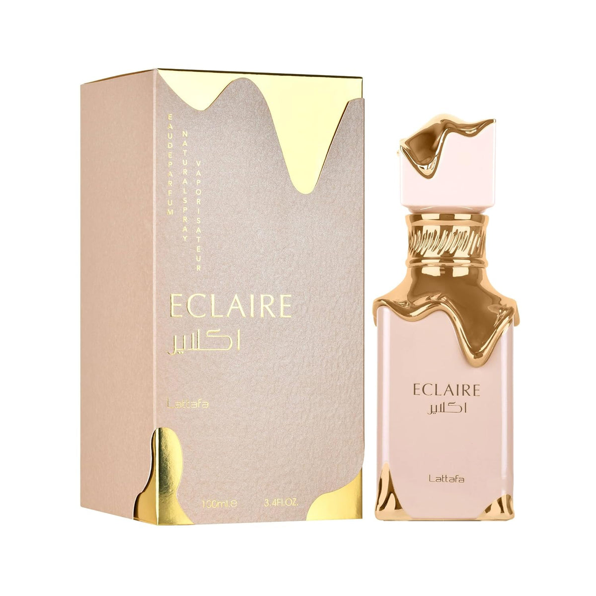 Lattafa Eclaire for Women Eau de Parfum Spray, 3.4 Ounce / 100 ml