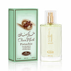 Al Rehab Choco Musk Pistachio Eau de Parfum Spray for Unisex, 1.65 Ounce / 50 ml