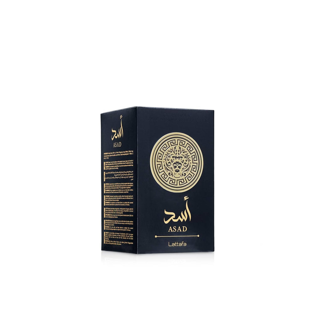 Lattafa Perfumes Asad for Unisex Eau de Parfum Spray, 3.4 Ounce / 100 ml