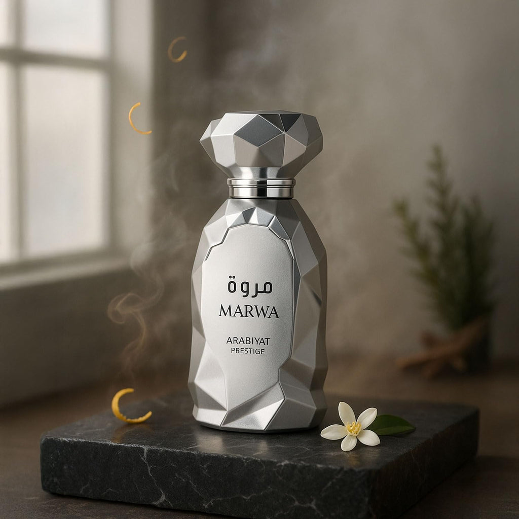 Arabiyat Prestige Marwa Eau de Parfum, 100ml Perfume, Silver For Men