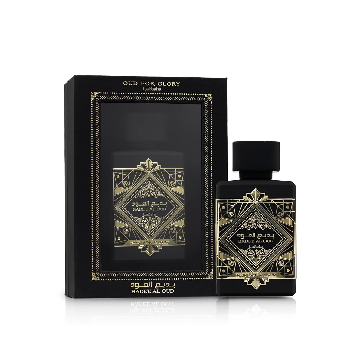 Lattafa Perfumes Bade'e Al Oud, Oud for Glory for Unisex Eau de Parfum Spray, 3.4 Ounce / 100 ml