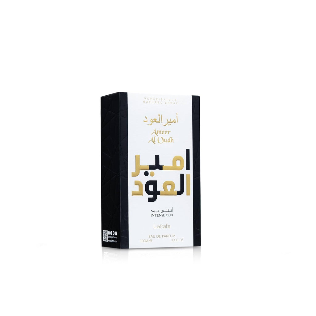 Lattafa Ameer Al Oud Intense Oud for Unisex Eau de Parfum Spray, 3.4 Ounce / 100 ml
