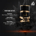 Lattafa Perfumes Asad for Unisex Eau de Parfum Spray, 3.4 Ounce / 100 ml