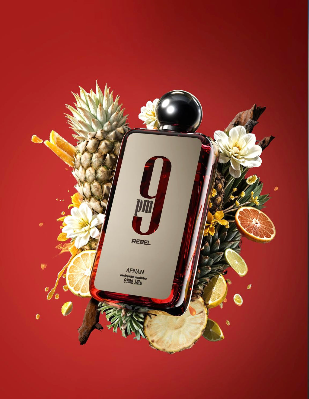 Afnan 9 PM Rebel Unisex Eau De Parfum, 100ml