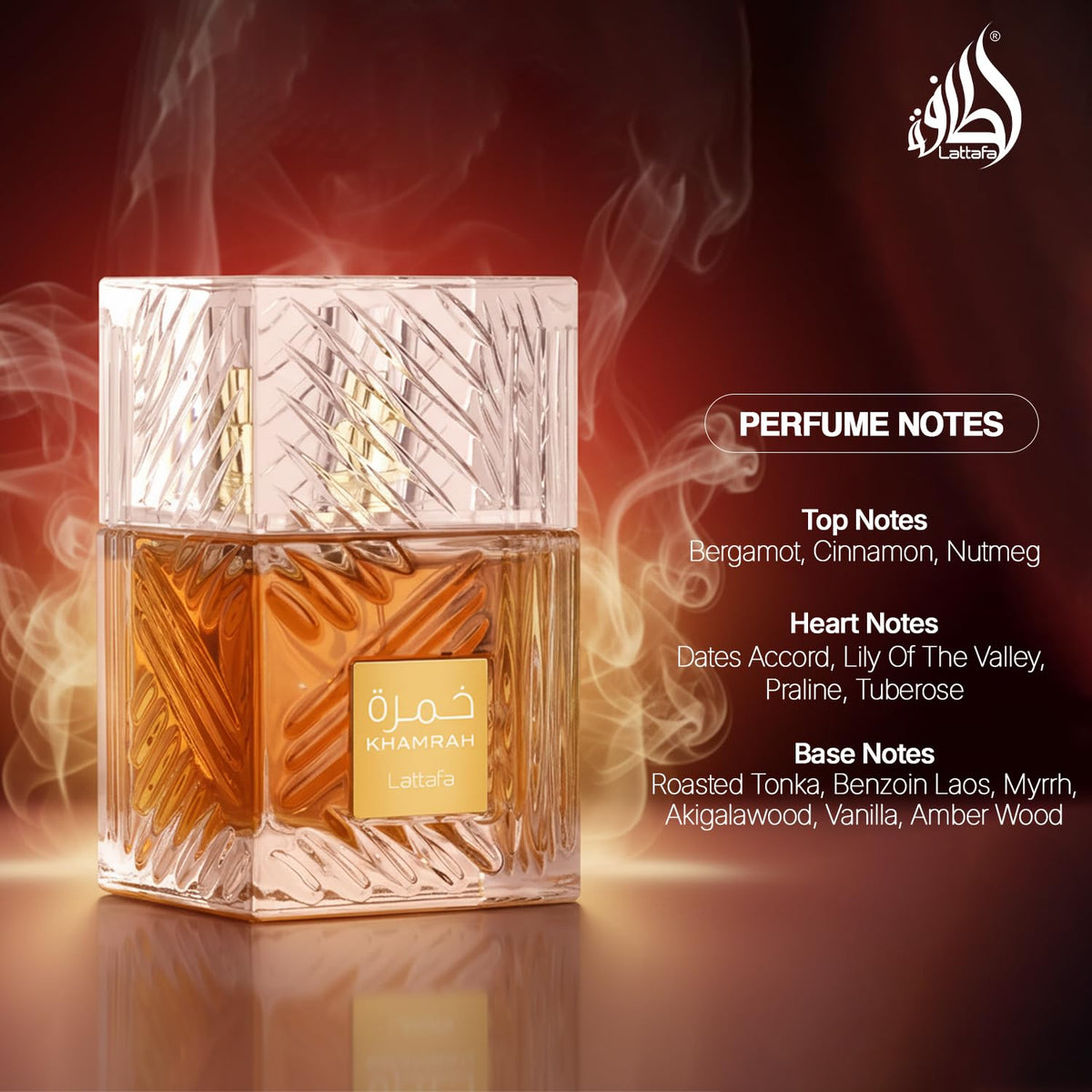 Khamrah by Lattafa for Men - 3.4 oz / 100ml EDP Spray