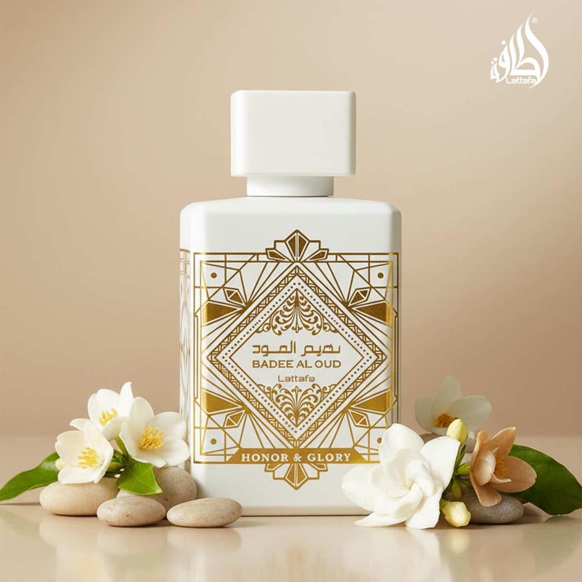 Lattafa Bade'e Al Oud Honor & Glory - Fruity, Vanilla, Warm Spicy, Woody - Eau de Parfum Long-Lasting Fragrance for Unisex, 3.40 Ounce / 100 ml