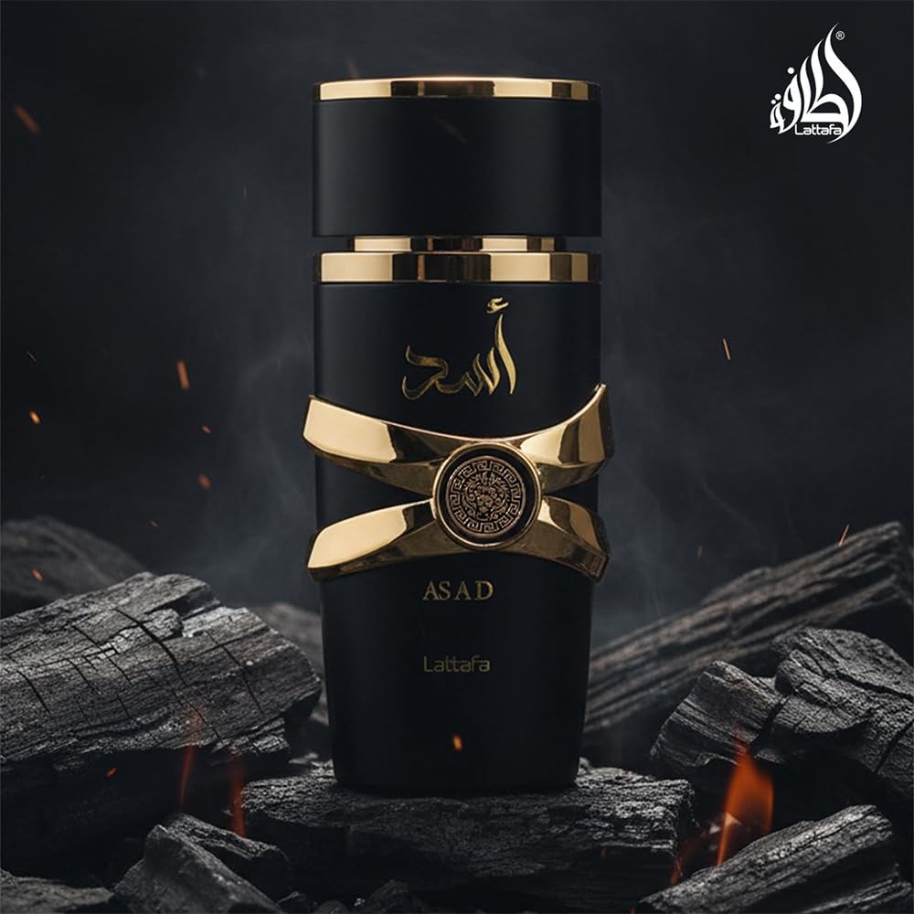 Lattafa Perfumes Asad for Unisex Eau de Parfum Spray, 3.4 Ounce / 100 ml