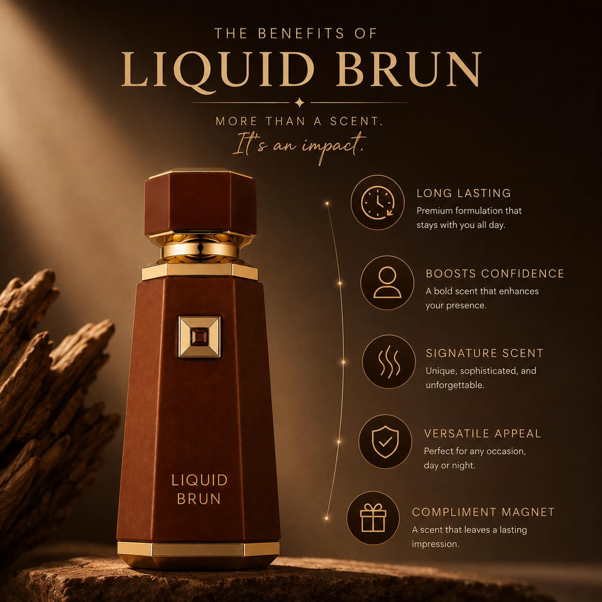 Fragrance World Liquid Brun Eau de Parfum for Men 100ml by French Avenue