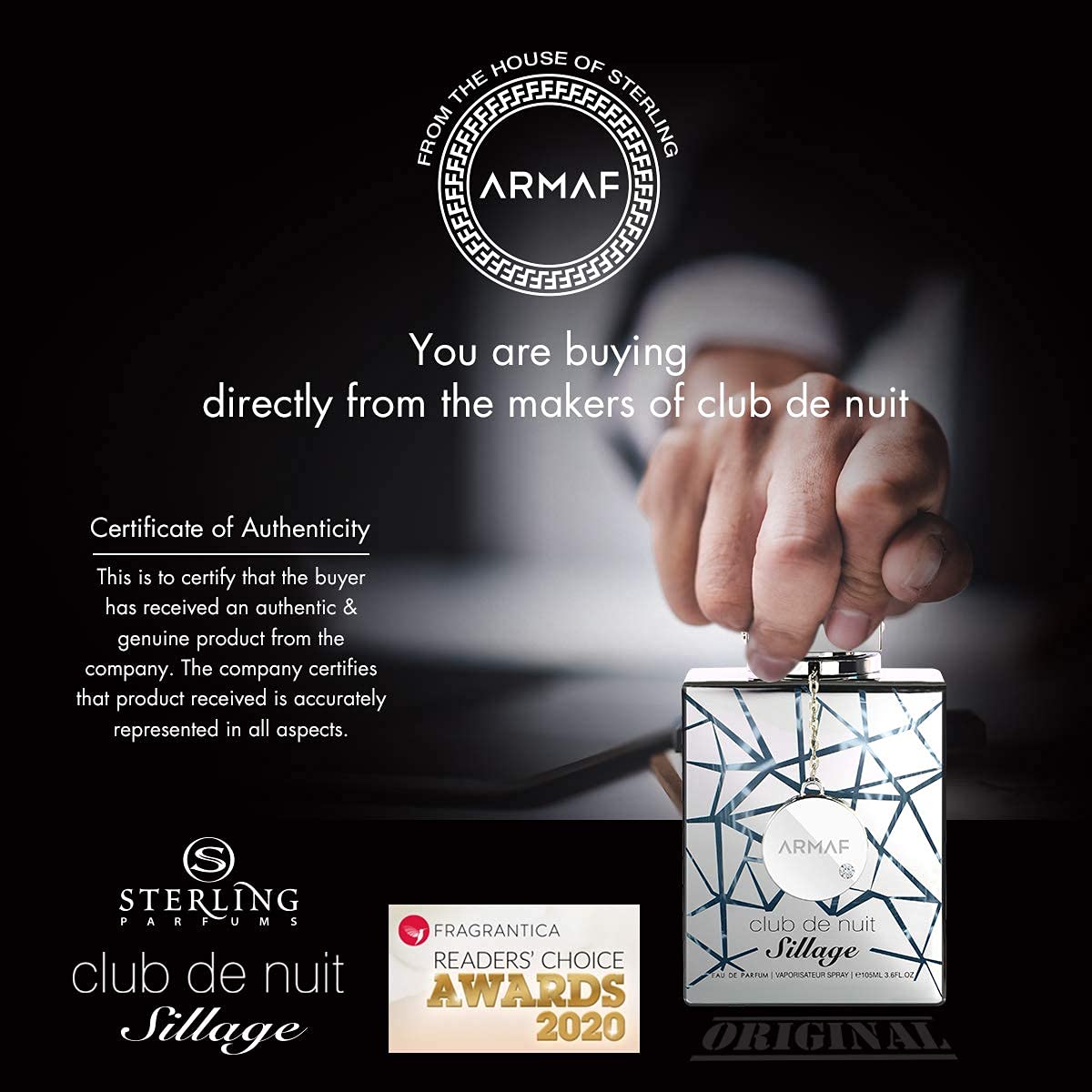 Armaf Club De Nuit Sillage For Unisex Eau de Parfum Spray, 100ml