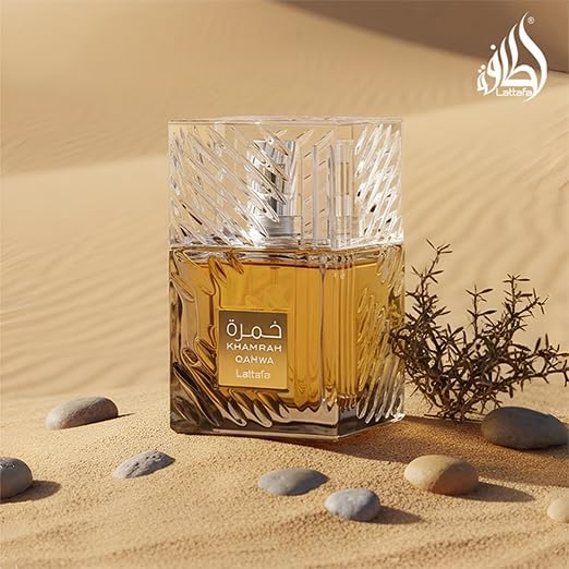 Lattafa Khamrah Qahwa for Unisex Eau de Parfum Spray, 3.4 Ounce / 100 ml
