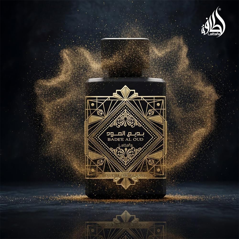 Lattafa Perfumes Bade'e Al Oud, Oud for Glory for Unisex Eau de Parfum Spray, 3.4 Ounce / 100 ml