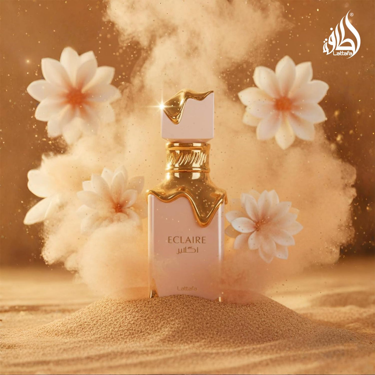 Lattafa Eclaire for Women Eau de Parfum Spray, 3.4 Ounce / 100 ml