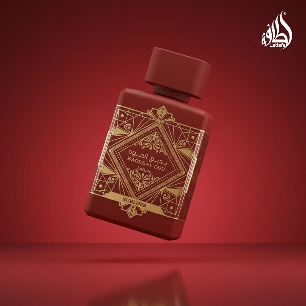Lattafa Bade'e Al Oud Sublime - Tropical, Fruity, Fresh, Vanilla - Eau de Parfum Long-Lasting Fragrance for Unisex, 3.40 Ounce / 100 ml