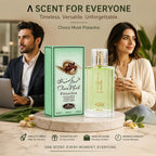 Al Rehab Choco Musk Pistachio Eau de Parfum Spray for Unisex, 1.65 Ounce / 50 ml
